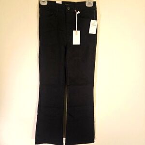 Good American Good Petite Boot Cut Black Jeans NWT